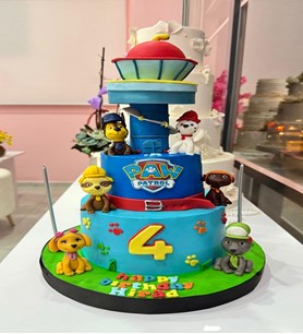 paw patrol pasta, erkek çocuk pastası, butik pasta